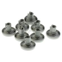 Geschirrkorb Rollensatz, Grau, 8 Stück Geschirrspüler G812145