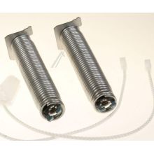 Bosch Siemens Türseile - Reparatursatz Feder Hellblau, 2 Federn + 2 Seile Geschirrspüler 754874