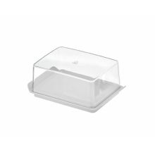 Bosch Siemens Schalen - Butterdose Transparent Weiss, Bxtxh = 142x93x58mm Kühlschrank 086166