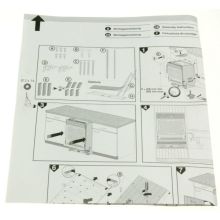 Schablone,integrierbar Geschirrspüler 1173101047