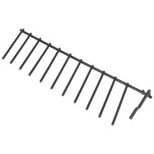 Beko Grundig Arcelik Geschirrkorb - Halter Geschirr Rechts Ral 7016 _2010 Geschirrspüler BOSCH BekoDUN6634FX