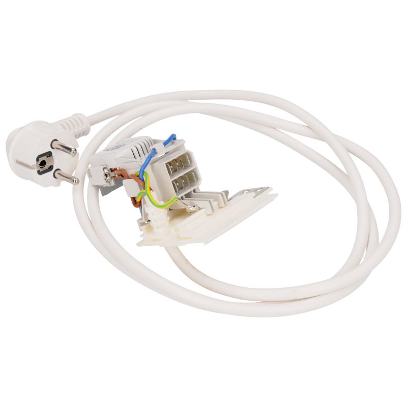 Cavo Aliment.3X1 Schuko 1,5M+Filtro 8Vie C00091633 Lavatrice HOTPOI...