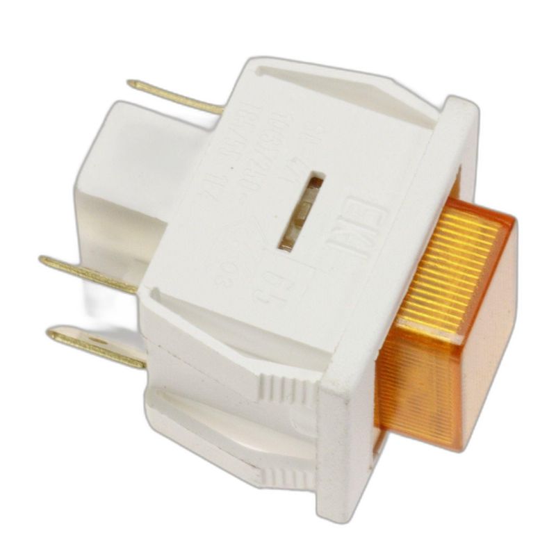 Interruttore Congelatore + Spia Gialla 481227618331 Frigorifero IGN...