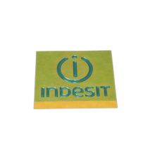 Targa Marchio Cromato Indesit C00094380 Frigorifero INDESIT,HOTPOIN...