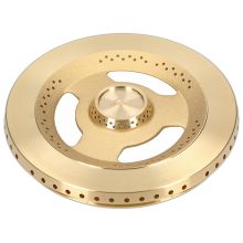 Smeg Brenner Elemente - Flammenkranz Blitzbrenner Messing Kochfeld 882410175