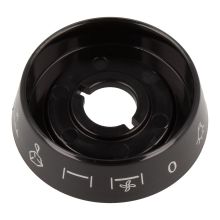 Whirlpool Indesit Spannzangendrehknopf - C00301793 Knebelunterteil Schwarz Com.multi 10 Backofen C00301793