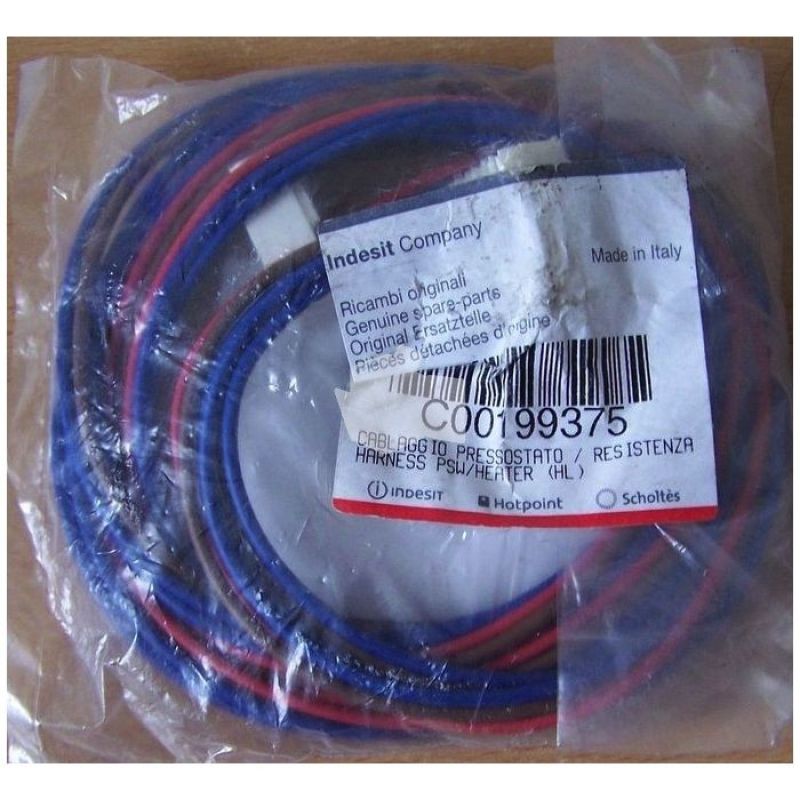 Cablaggio Pressostato / Resistenza C00199375 Lavatrice HOTPOINT,IND...