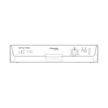 Cruscotto Serigrafato Per Lavastoviglie Rex Rsf63012s Lavastoviglie Electrolux RSF63012S