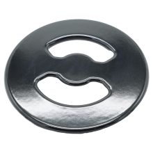 Abdeckkappe außen Dreifachkrone schwarz glänzend Durchmesser 132mm Hotpoint ariston PC750TAXHA Kochfeld