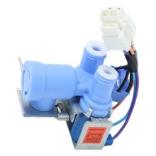 Wasserventil 2-Wege 2 große Faston-Stecker + 2 kleine Faston-Stecker Lg GR-P247DVQ Kühlschrank