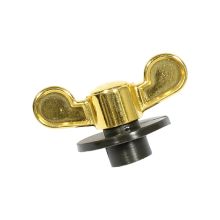 Brauner Drehknopf, Anschluss 6mm Backofen 694971484