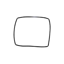 Whirlpool Indesit Backofentürdichtungen - C00027982 Bo-dichtung Passend Für Braun 4 Seiten S/n71111.0001 Backofen C00027982