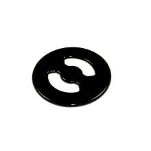 Kopf Flammenteiler Tripla Corona Schwarz Glänzend Durchmesser 132mm Backofen C00289847