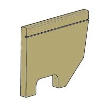 Geformte Vermiculite 280x234x25 Mcv0034 Pelletofen 14804053