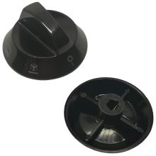 Drehknopf Multif. Schwarz Backofen C00048681