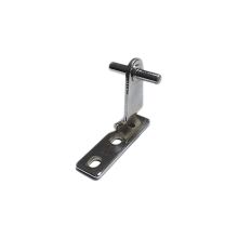 Mittleres Scharnier Verchromt Länge 58mm Indesit R2752WI Kühlschrank