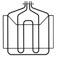 Widerstand Oben 2000+800w Backofen 524019900