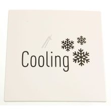 Printed Square Fan Cover Frigorifero Hotpoint KSB640X