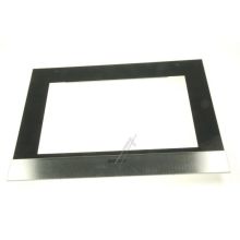 Türscheibe Aussen, Schwarz-silber Backofen 210440797