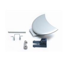 Sichtfenstergriff Kit Silber Moon Waschmaschine C00196287