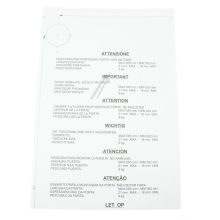 Schablone Waschmaschine 699222