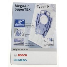 Bosch Siemens Staubsaugerbeutel - Bbz41fp Staubsaugerbeutel Typ P, 4 Stück + 1 Microfilter Waschmaschine 468264