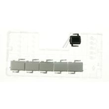 Button Assy(B10 B7S)Arc745 Sliver Time B Lavatrice Beko WCC7502B0SI
