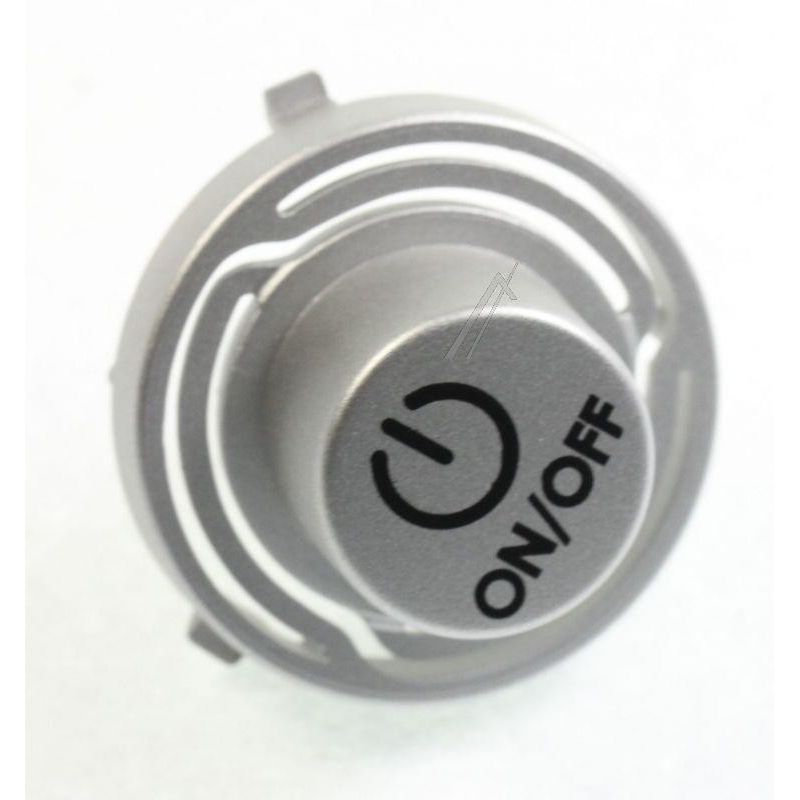 Tasto Alluminium On/off Futura C00285902 Lavatrice HOTPOINT,INDESIT