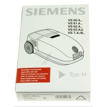 Vz92h61 Staubsaugerbeutel Typ H, 7stk+1filter Waschmaschine 460467