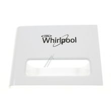 Whirlpool Indesit Blenden Fürwaschmittelkasten - C00447083 Griff Wh Logo Chrom Ed Gold Ring Waschmaschine 481010778836
