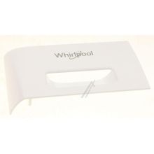 Whirlpool Indesit Blenden Fürwaschmittelkasten - C00634297 Griff Schublade + Logo Whp Waschmaschine 488000634297
